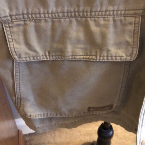 Columbia Sportswear Outdoorsman Khaki Cotton Vest - Picture 5 of 11
